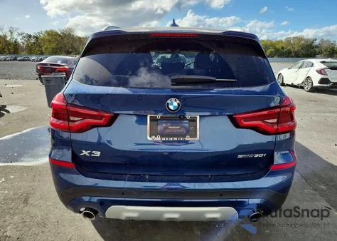 2021 BMW X3 Sdrive30I z USA, uszkodzony, nr VIN 5UXTY3C0XM9F31759